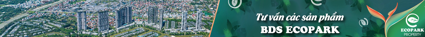 banner đầu trang ecopark ninh bình