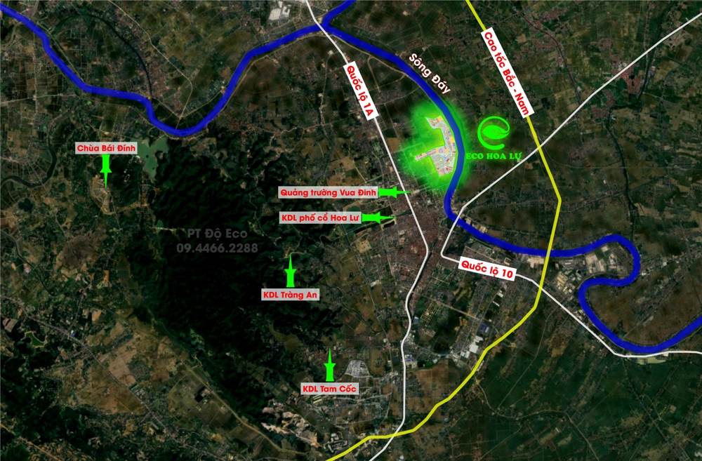vị trí eco hoa lư min