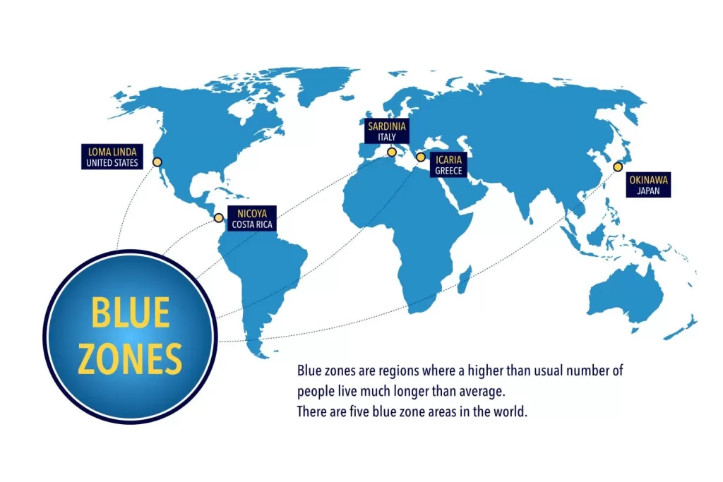Blue Zones - Những vùng đất trường thọ trên thế giới