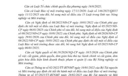 Phê duyệt kết quả thẩm định báo cáo đánh giá tác động môi trường dự án “Khu đô thị sinh thái phía Đông thành phố Hoa Lư”